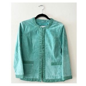 VINTAGE teal suede jacket (1959)